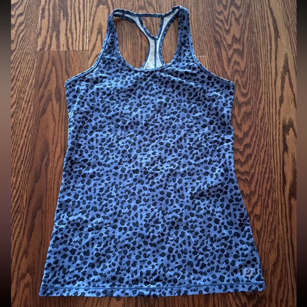 Calia by Carrie Underwood blue racer back workout tank top